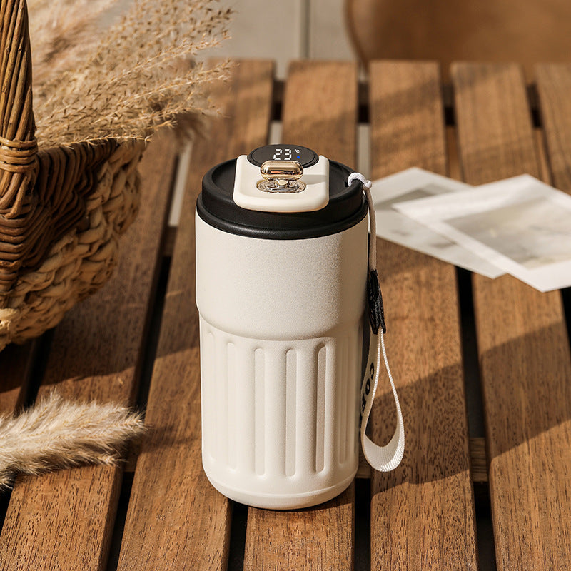 Double-Walled Vacuum Insulated Coffee Cup