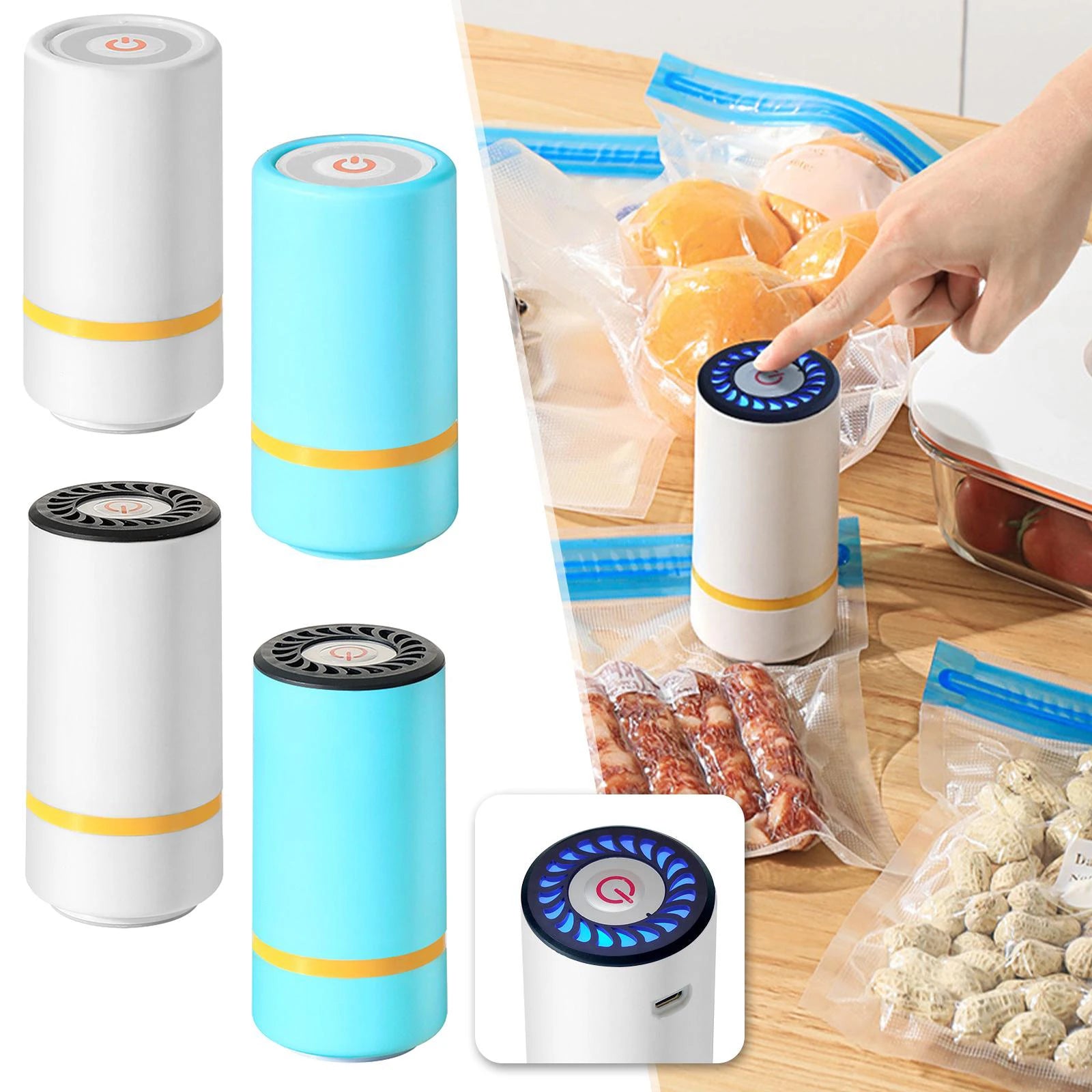 Portable Handheld Vacuum Sealer - Your Food Freshness Companion