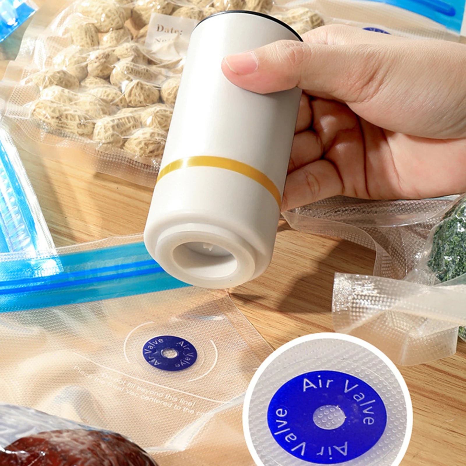 Portable Handheld Vacuum Sealer - Your Food Freshness Companion