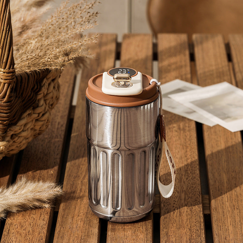 Double-Walled Vacuum Insulated Coffee Cup